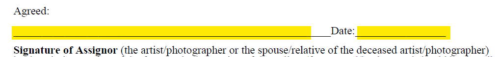 ACS copyright transfer form sign