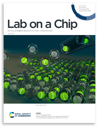 Lab on a chip cover