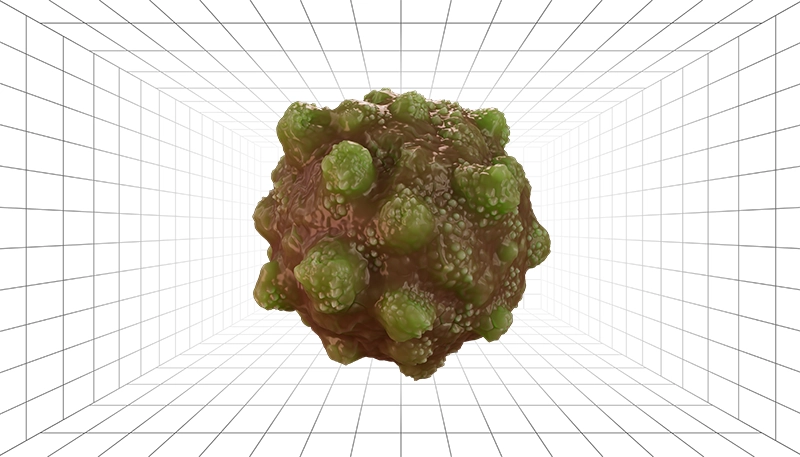 Cancer Cell Illustrations Toxic Colors