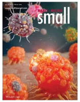 Cancer cell illustrations exploding journal cover