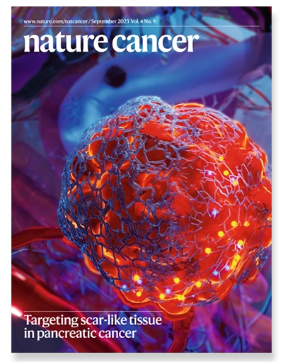 Nature Cancer cell illustrations