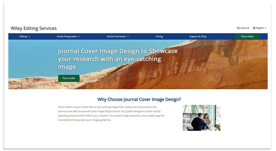 Wiley studios for journal covers