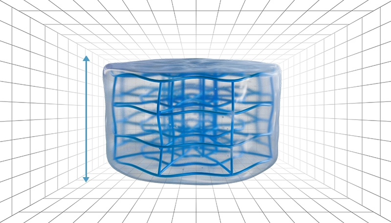 hydrogel illustration Cylinders
