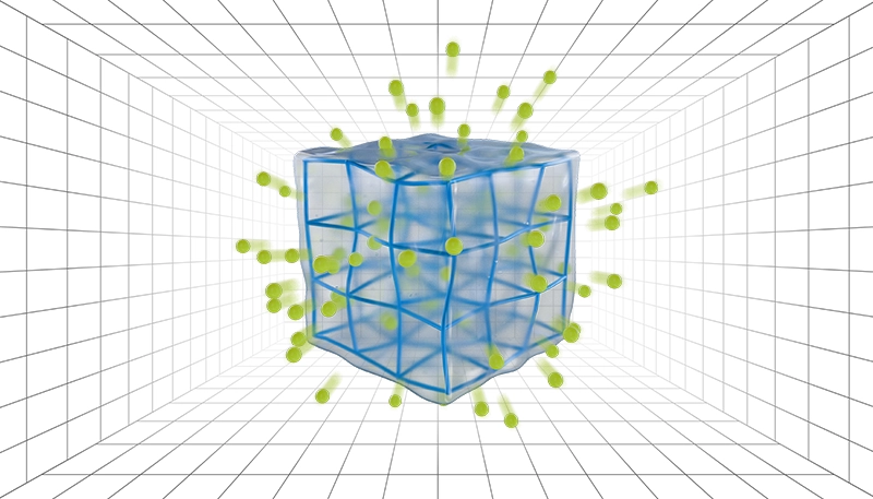 hydrogel illustration Drug delivery