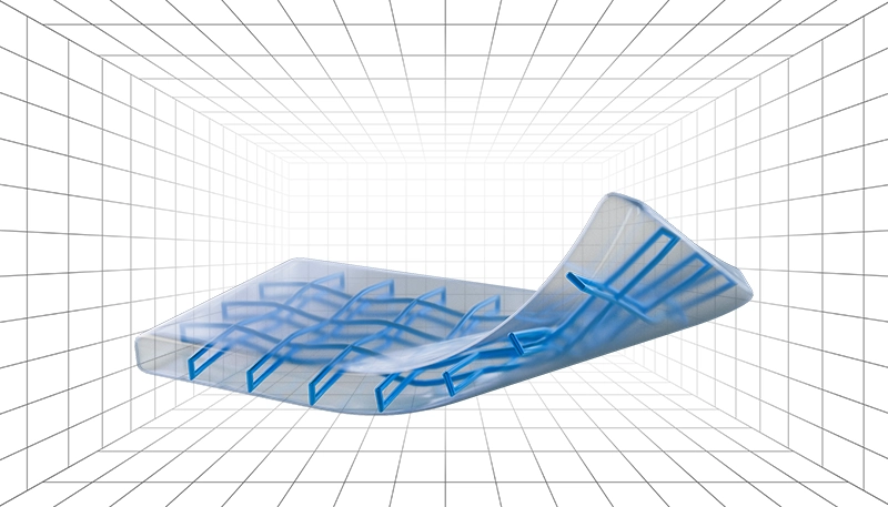 hydrogel illustration Thin layer
