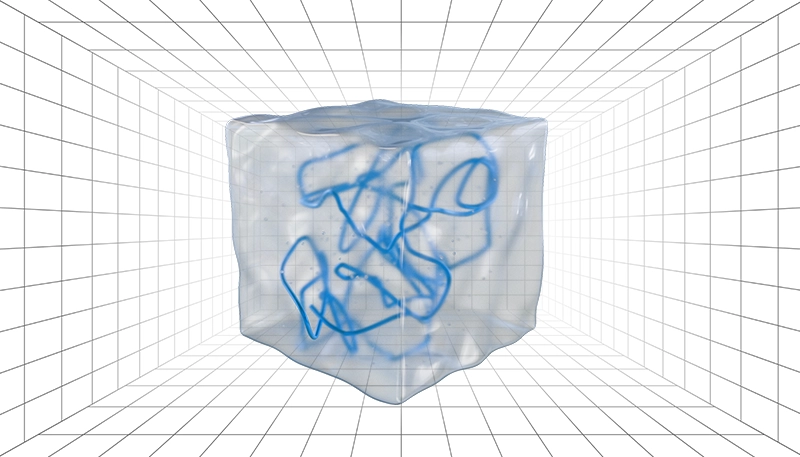 hydrogel illustration random form