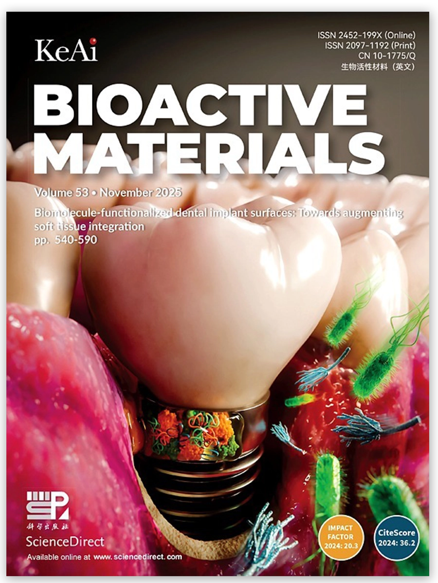 Bioactive materials cover 2025