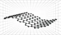 Graphene illustration Curved Surfaces