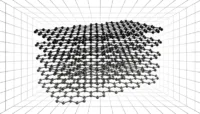 Graphene illustration Multi layer