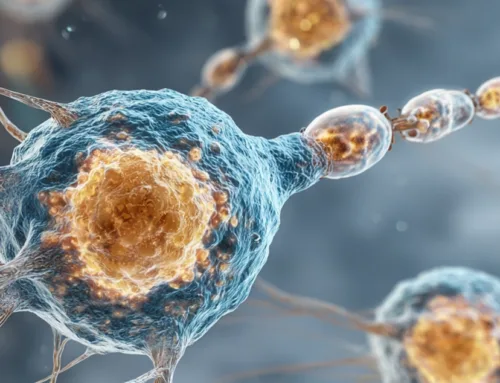 Nervous system illustration in 3D