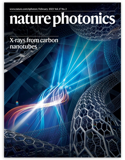 Nature Photonics nanotube 3D cover
