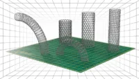 Varied Size and Shape of CNTs 3D models