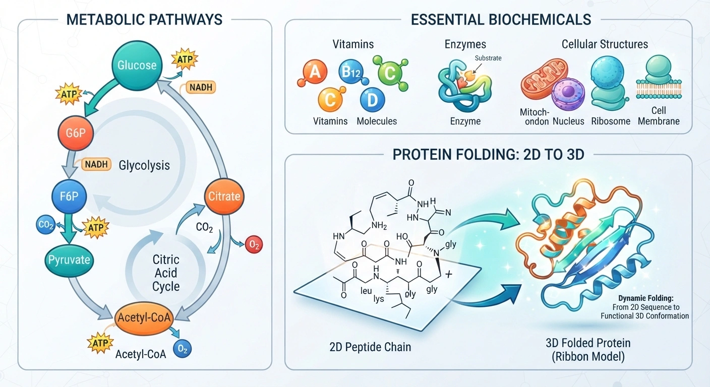 2D Visualization Scientific Illustration for Education