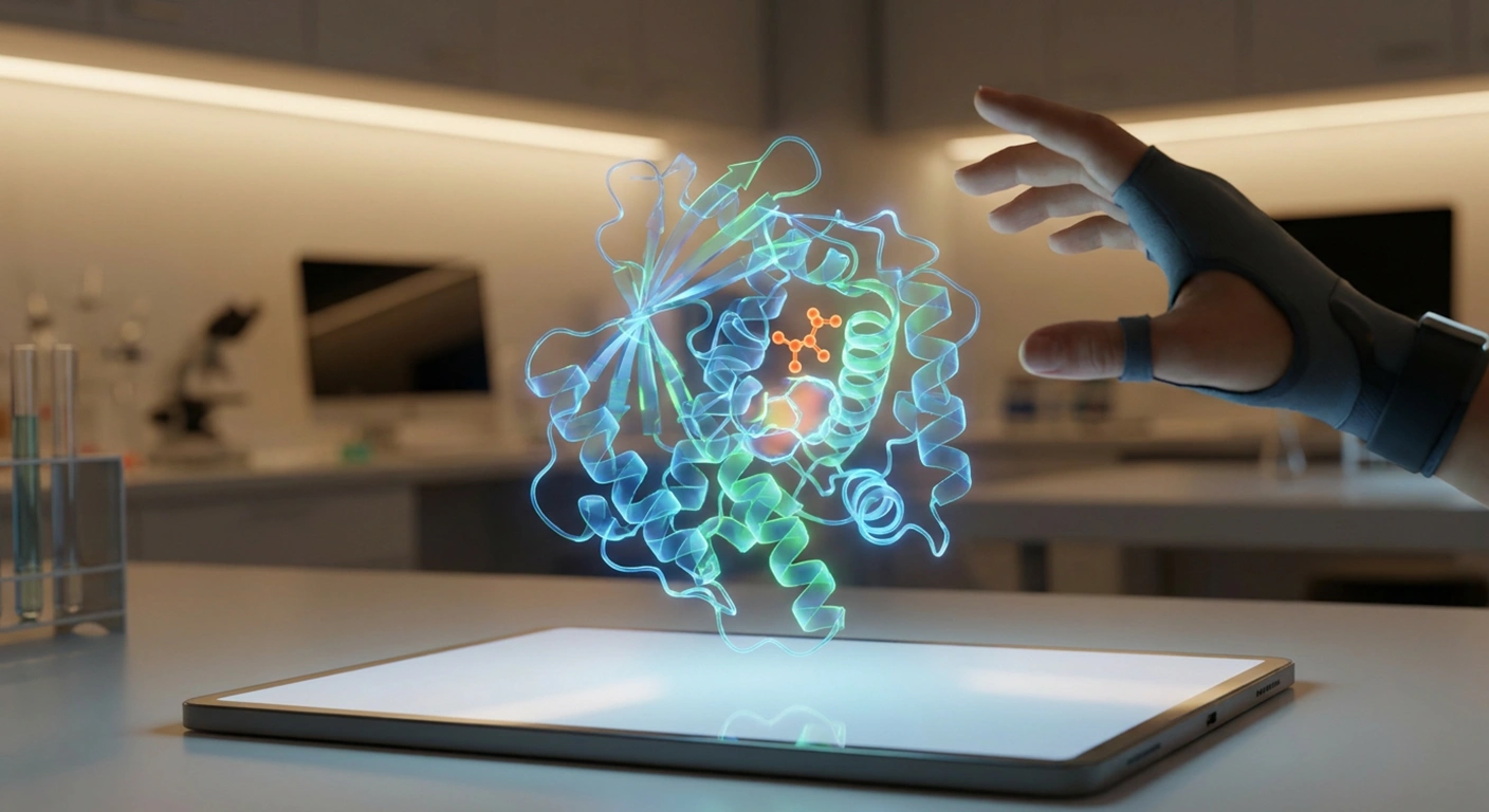 AR and VR Biochemistry Scientific Illustration for Education