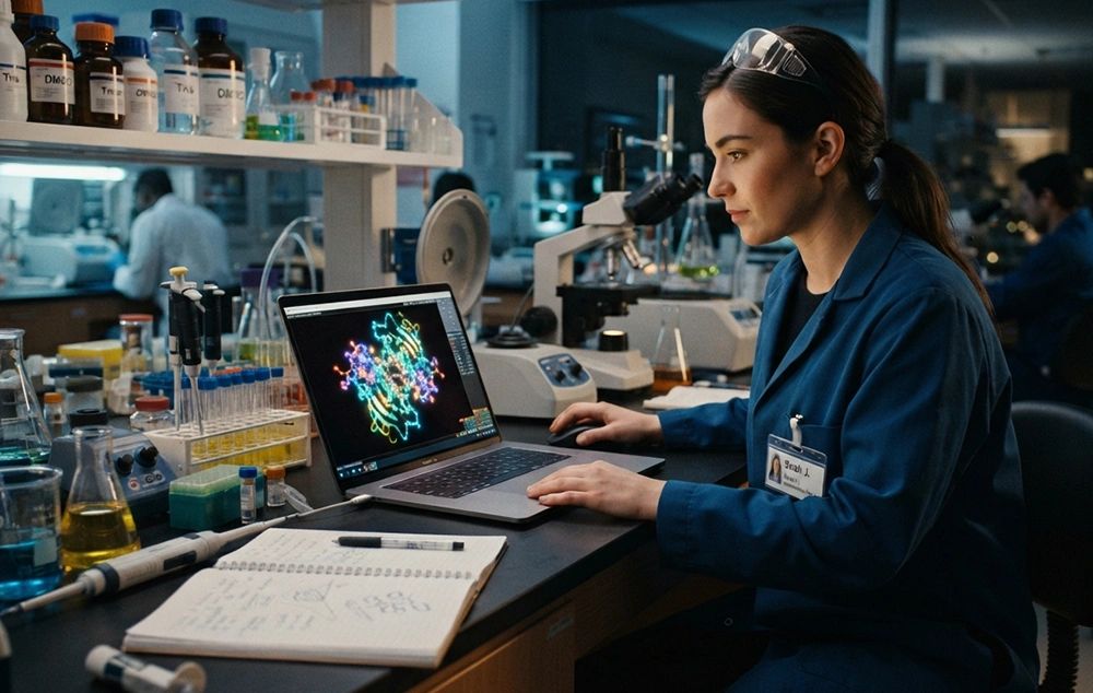 Biochemistry Scientific Illustration for Education