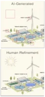 Scientific Illustrations AI Figure human Refinement