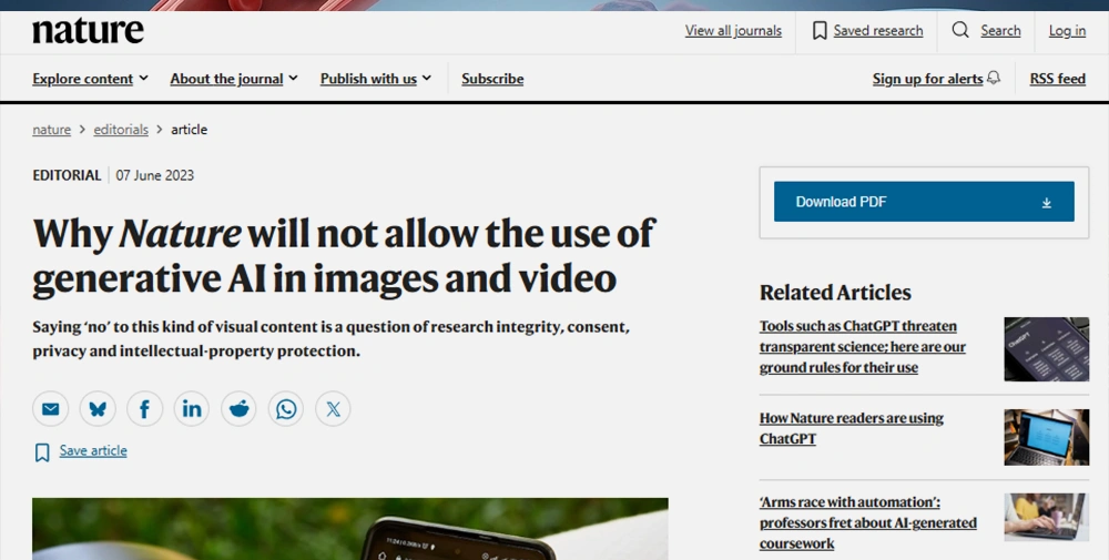 What Are Journals Policies Regarding AI-generated Images